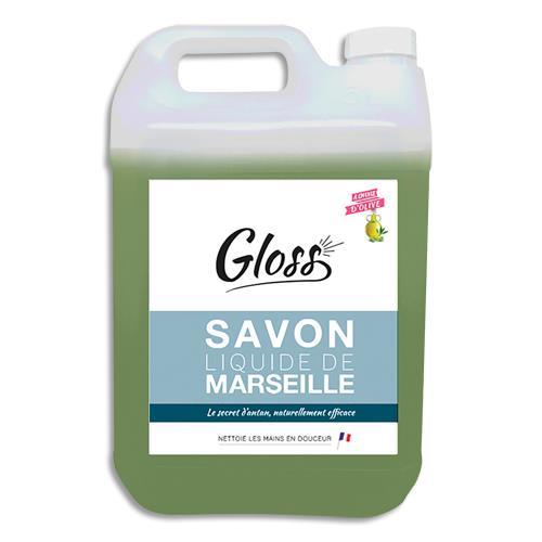 BIDON DE 5 LITRES SAVON DE MARSEILLE GLOSS BY CEP - 100% VEGETAL