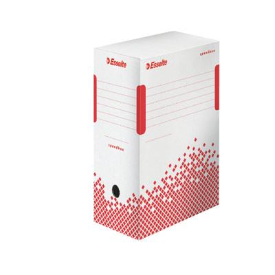 BOITE ARCHIVE ESSELTE SPEED BOX - DOS DE 15 CM - MONTAGE AUTOMATIQUE - LOT DE 25