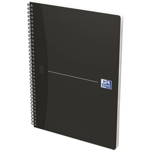 CAHIER OFFICE SPIRALE 210X297 180P 90G QUADRILLÉ 5/5 NOIR - OXFORD