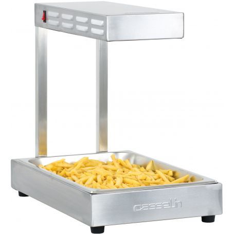 CCF5 - Chauffe-frites GN 1/1 Quartz Casselin - 850W - Acier inoxydable avec bac amovible_0