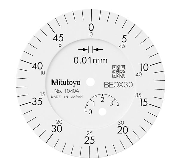 Mitutoyo Comparateur mécanique 0,01 mm course 10 mm