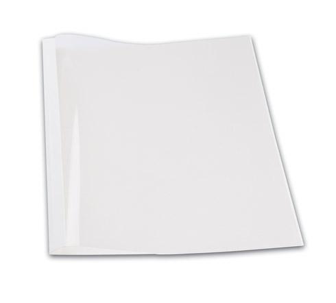 LOT DE 100 - COUVERTURE DE THERMOSOUDURE DOS 1,5 MM CARTON 200 G FELLOWES BLANCHE