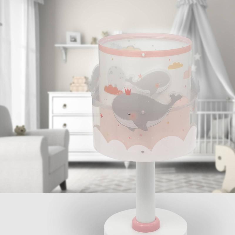 DALBER WHALE DREAMS LAMPE À POSER, ROSE
