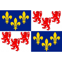 DRAPEAU PICARDIE : DIMENSIONS - 200 X 300 CM