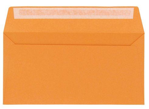 ENVELOPPE 110 X 220 MM POLLEN CLAIREFONTAINE 120 G SANS FENÊTRE CLÉMENTINE - PAQUET DE 20