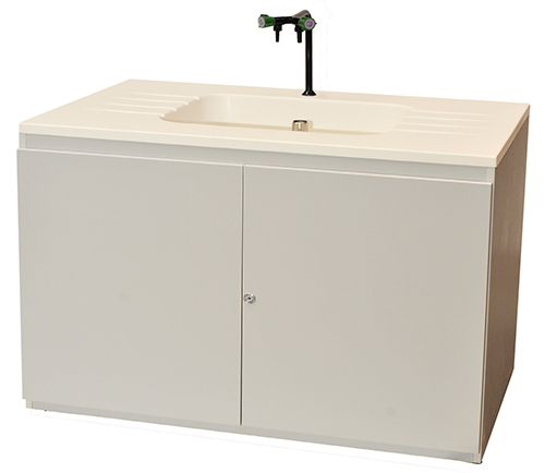 Évier 1 cuve avec 1 égouttoir - 1000 x 600 x 900 mm - Réf ECEXX-1 - BIOLAB_0
