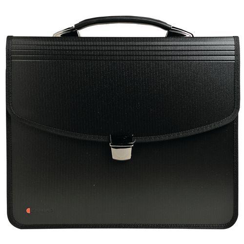 EXABAG VALISETTE À POIGNÉE EXACTIVE DOS 60MM POUR A4. NOIR - EXACOMPTA