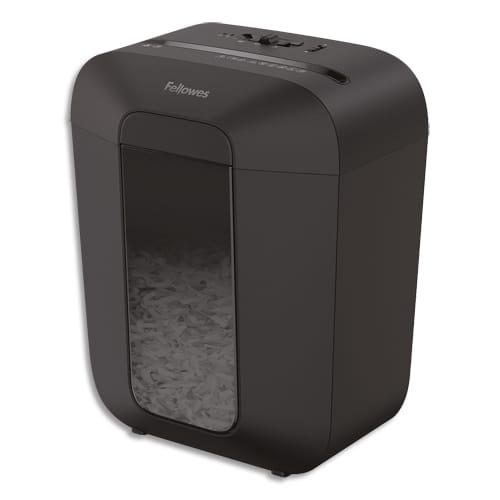 Fellowes destructeur LX45 - Coupe croisée P-4 - 8 feuilles - Corbeille 17L - Verrouillage de sécurité_0