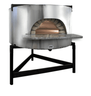 Four à pizza à bois façade acier inox, sole ø 1540 mm, 10/12 pizzas VIRTUS CAC0018_0