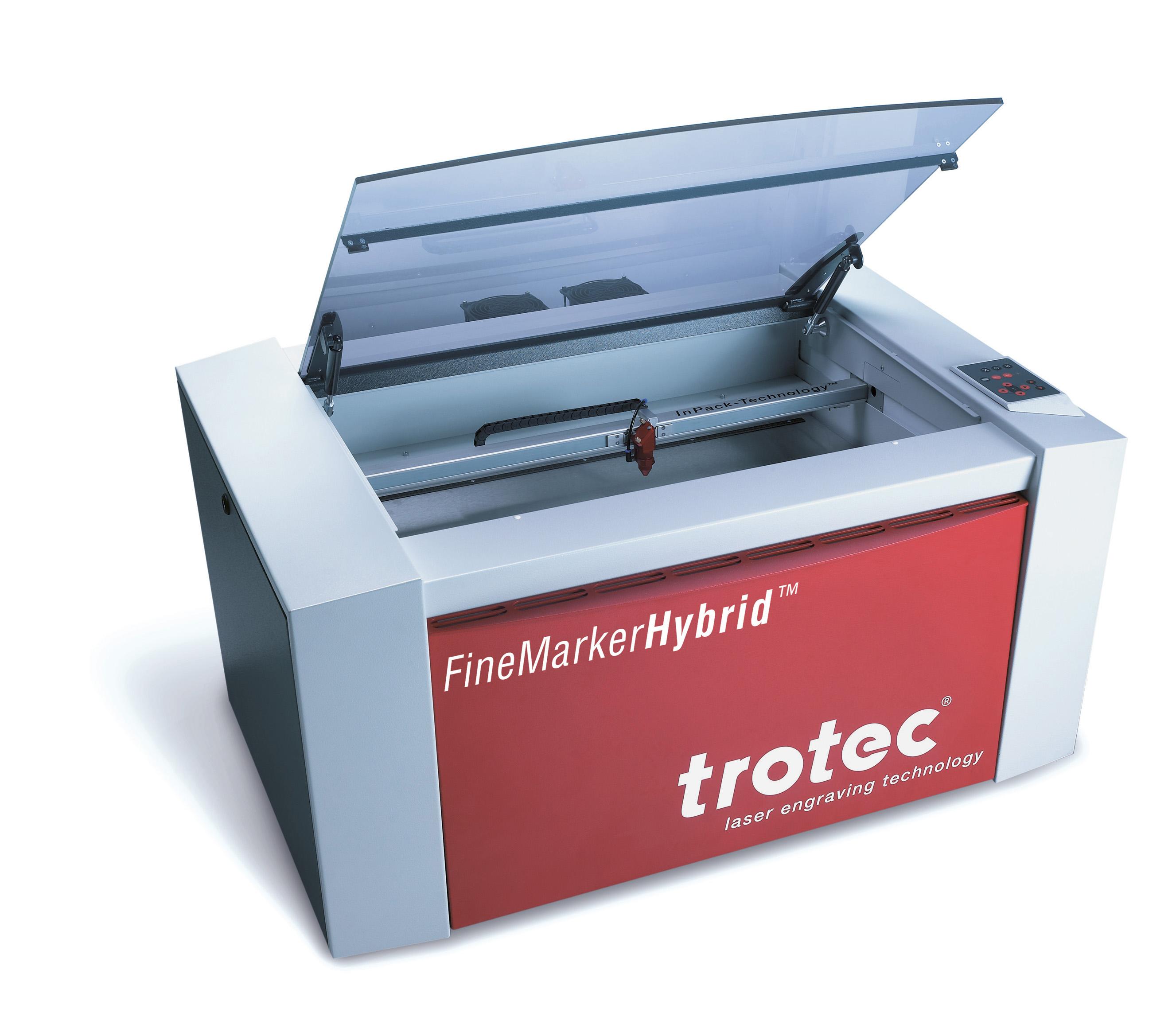Gravure et découpe laser - FineMarker Hybrid avec technologie CO2 et Nd : YAG_0