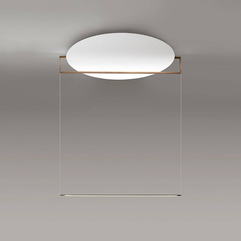 ICONE ESSENZA SUSPENSION LED 927 90CM BLANC/BRONZE