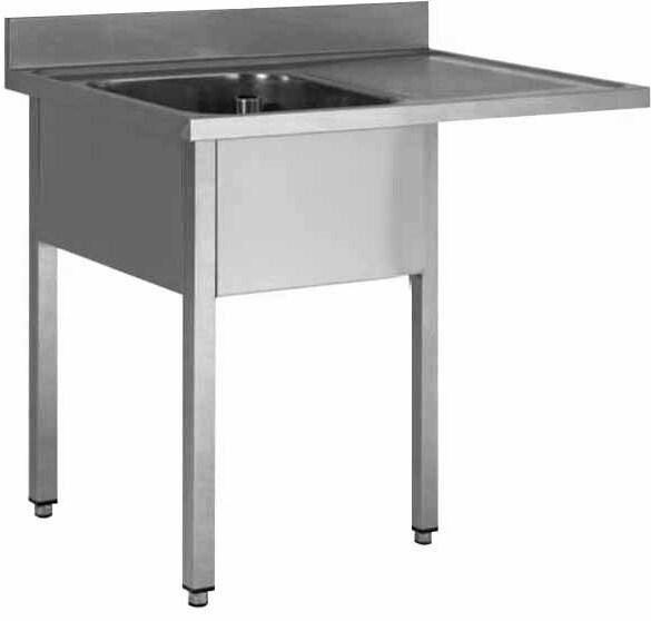 ITALCONCEPT L2G Plonge Inox 304 Demontable Encastrement Lv, 1 Bac 850mm x 1200mm x 600 mm - 3616350023117_0