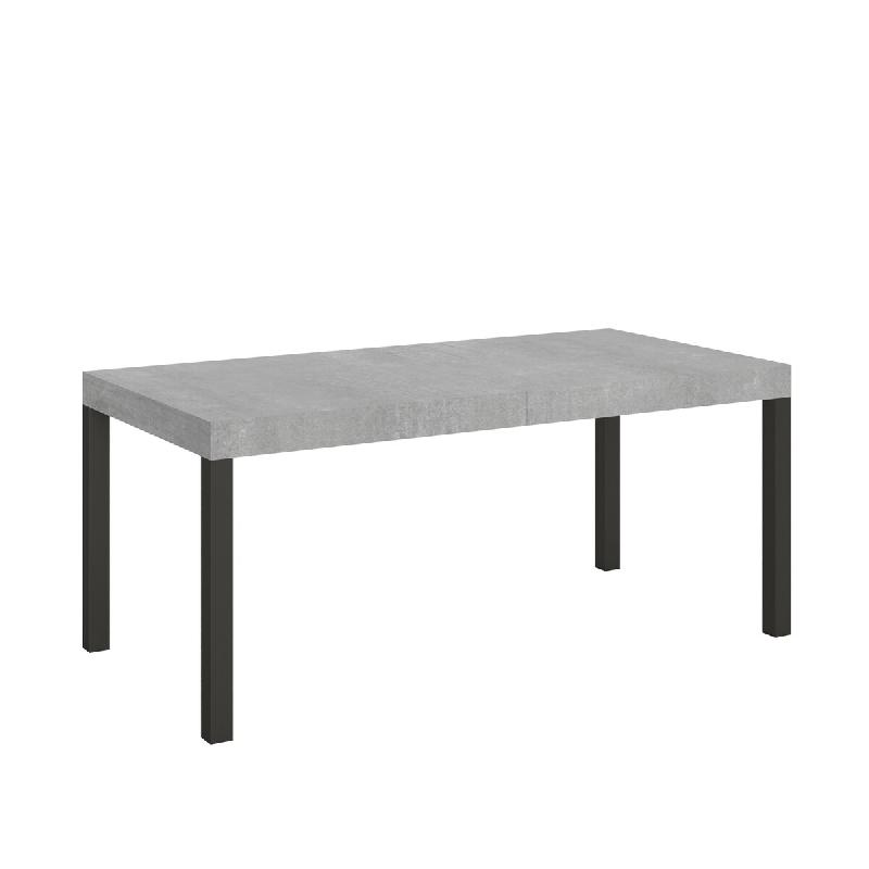 Itamoby Table Extensible 90X180/284 Cm Everyday Cement Structure Anthracite - gris VE180TAEVEALL-CM-AN_0