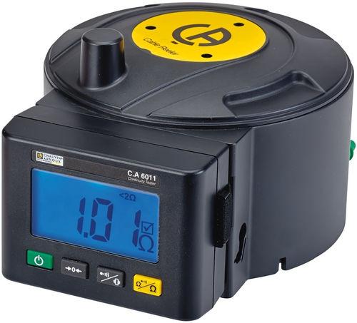 KIT TESTEUR DE CONTINUITÉ AVEC ENROULEUR 30M - 0-2, 2-20 OHMS - CAT IV 300V - CEI 615