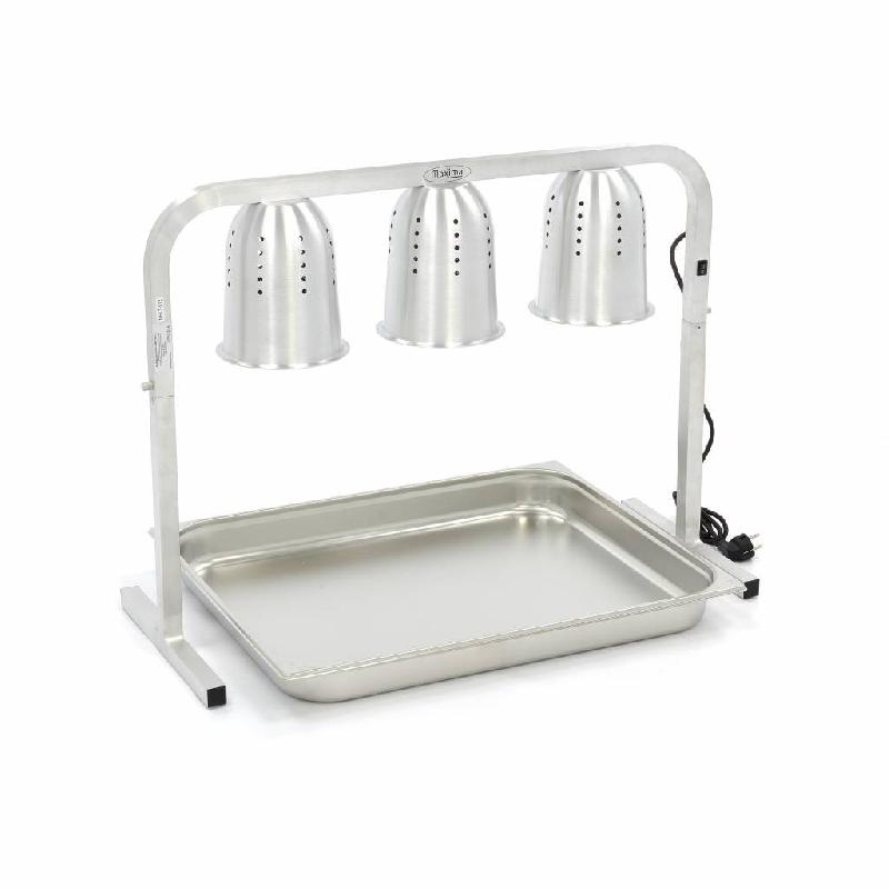 Lampe chauffante - 3 lampes - incl 3 lampes et 1 récipient 1/1 GN | Maxima - 09362042_0
