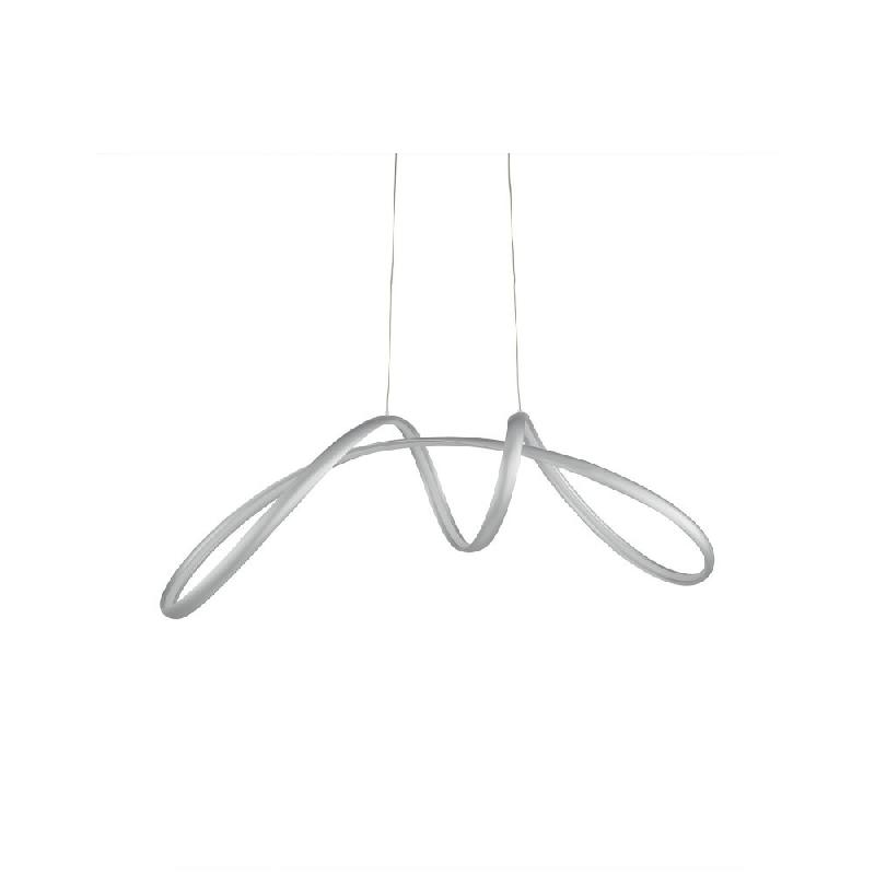 Lustre Suspension Led Lumen Par Ondaluce 60W 6000Lm 110Cm Dimmable 3000K - gris 8053488027474_0