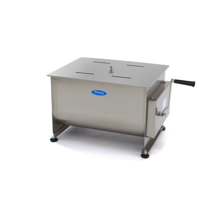 Mélangeur à viande manuel  ECO 50 L - 43 kg -  cuve fixe - axe double_0