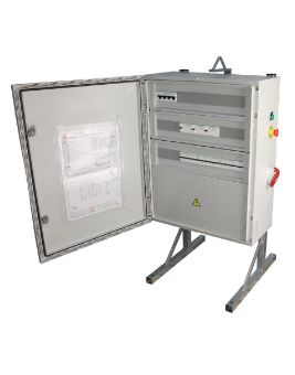 MCPATC0077 - Armoire électrique de chantier - H2MC - 80kVA - Plastrons intérieurs amovibles IP21 - Polyester IP66/IK10_0