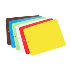 METRO Professional Planche à découper, polyéthylène HACCP, 37 x 32 cm, 6 pièces - multicolore plastique 964125_0