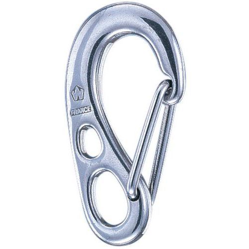 MOUSQUETON DE SÉCURITÉ 75MM EN ACIER INOX HAUTE RÉSISTANCE - GODET