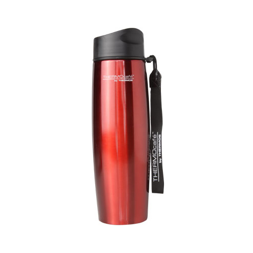 MUG TUMBLER ISOTHERME 50CL ROUGE AVEC DRAGONNE - THERMOS - URBAN