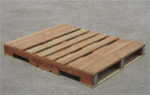 Palettes CPC - normes canadiennes - chevrons à entailles arrondies - 1219x1016mm - 8 planches ferrées NIMP 15_0
