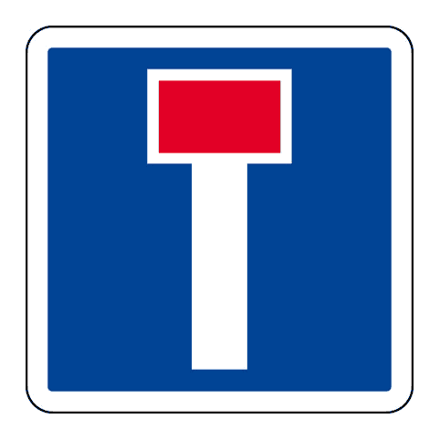 Panneau C13a - Chemin sans issue panneau seul_0