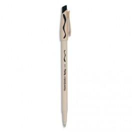 PAPERMATE STYLO À BILLE POINTE MOYENNE ENCRE NOIRE EFFAÇABLE AVEC GOMME CORPS PLASTIQUE À CAPUCHON REPLAY