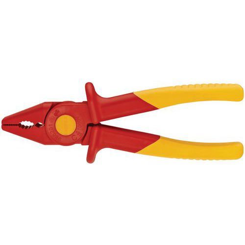 PINCE DE PRÉHENSION UNIVERSELLE EN PLASTIQUE - 180MM - ISOLÉE 1000V - KNIPEX