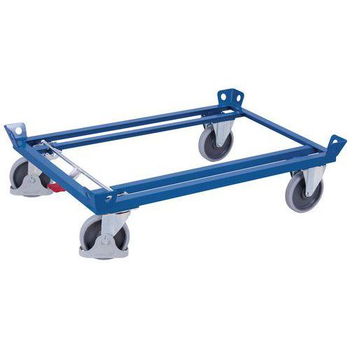 PLATEAU ROULANT POUR PALETTE 1200 X 800 MM - CAPACITÉ 500 KG - VARIOFIT