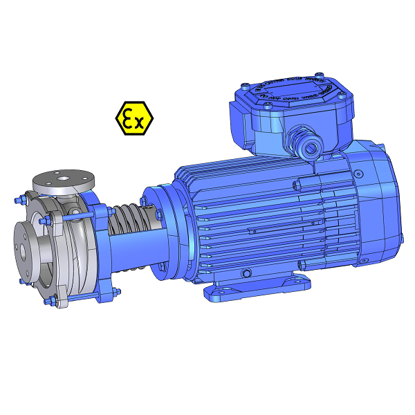 Pompes centrifuges horizontales monobloc série MRX - pour fluides thermiques, corrosifs ou agressifs_0