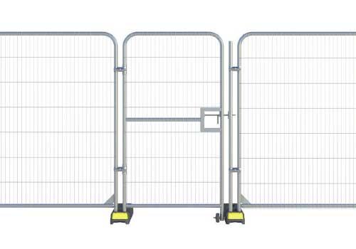 Portail grillagé piéton 1m*2m - accès piétons pour chantiers et manifestations_0