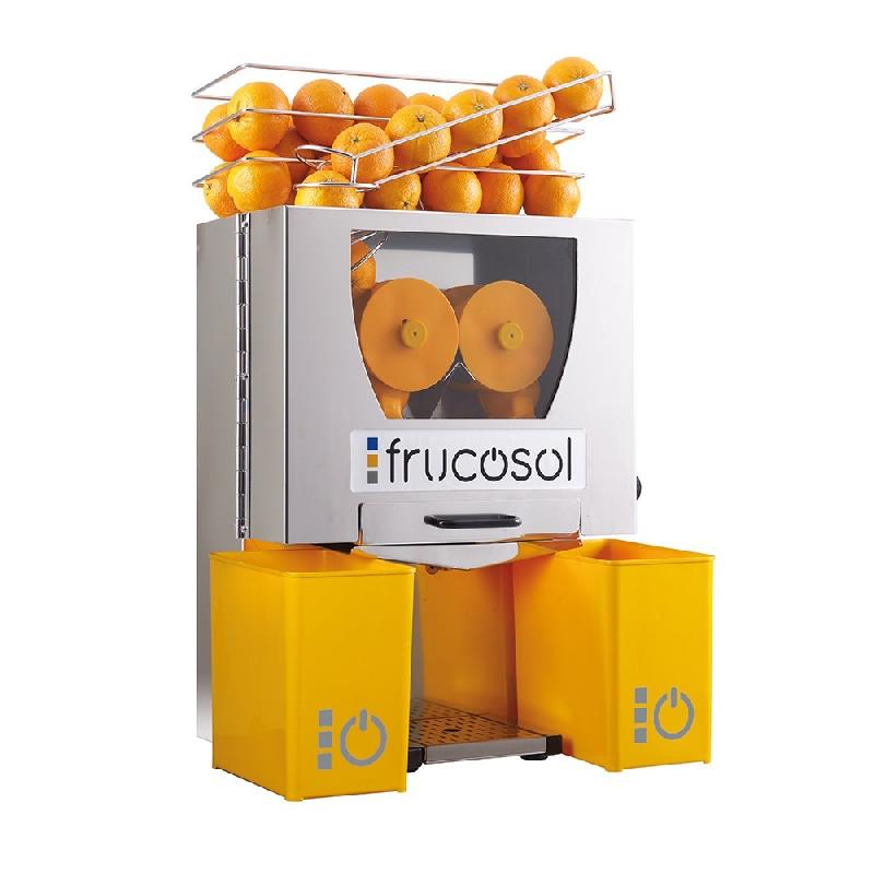 Presse-agrume semi-automatique 25 fruits/min - Chargeur de 4 kg - Bacs plastiques_0