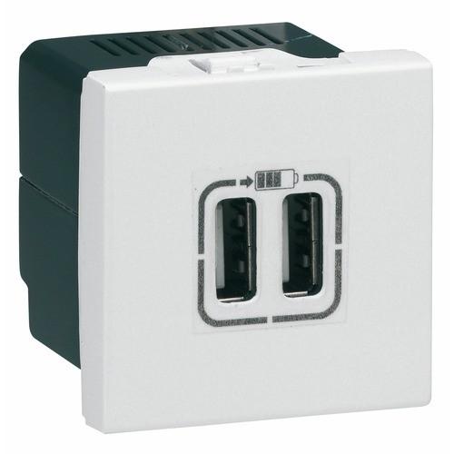 PRISE CHARGE 2 USB A/C 2400MA LEGRAND