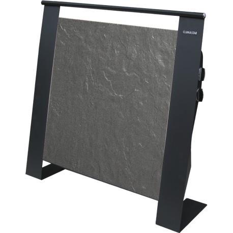 RADIATEUR À INERTIE MOBILE ETNA ARDOISE NOIRE 750W/1500W - VALDEROMA PAETNA
