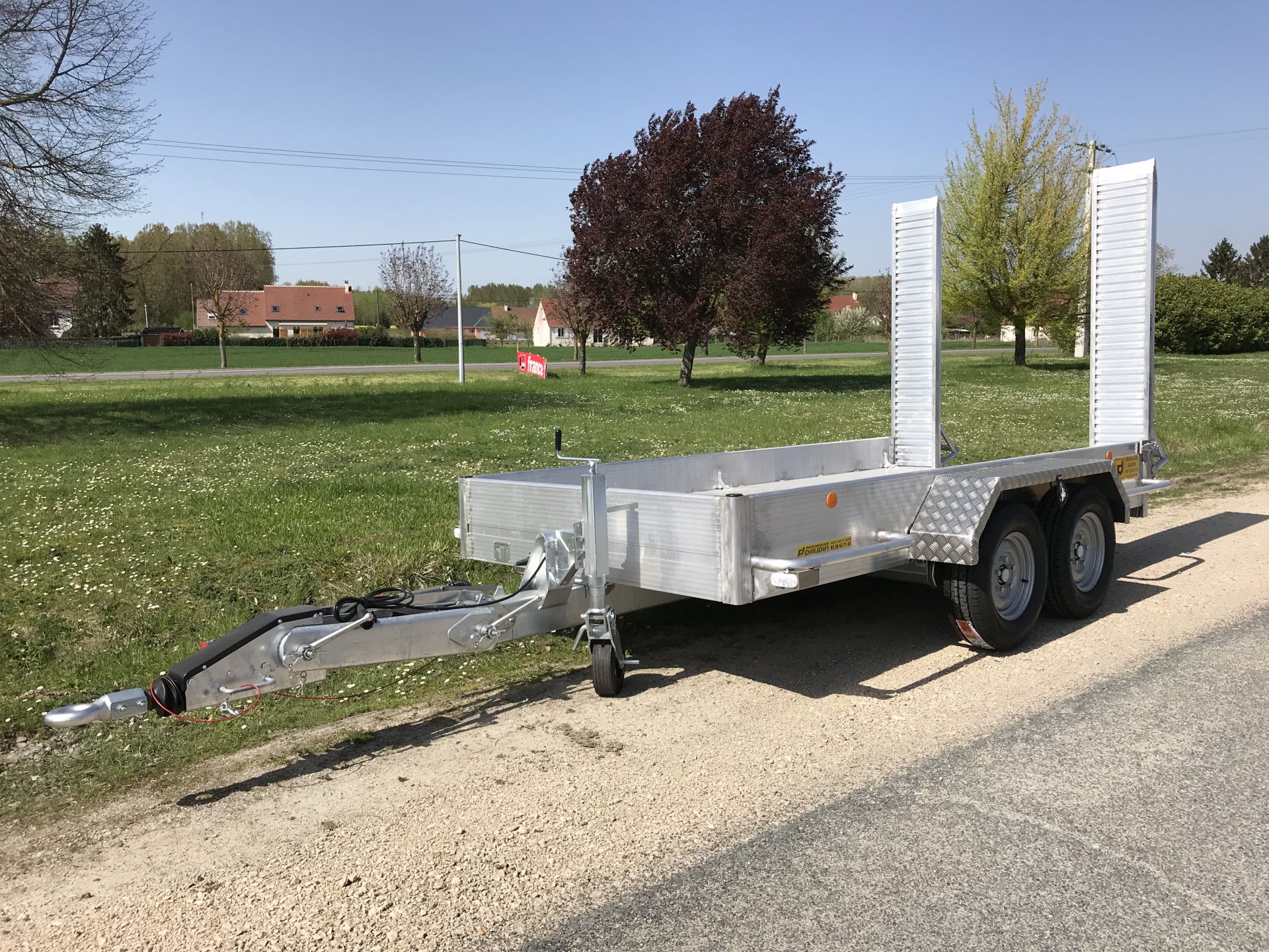 Remorque Porte-Engin aluminium PE3535 / PE3530 - 3500 kg_0