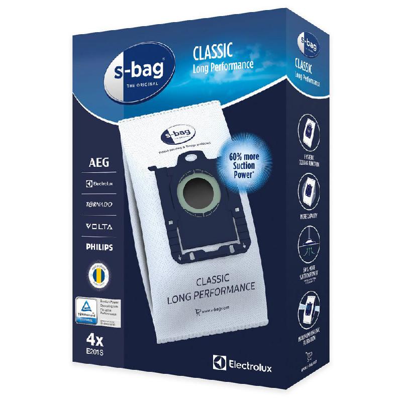 SACS ASPIRATEUR S-BAG CLASSIQUE - PAQUET 4 UNITES
