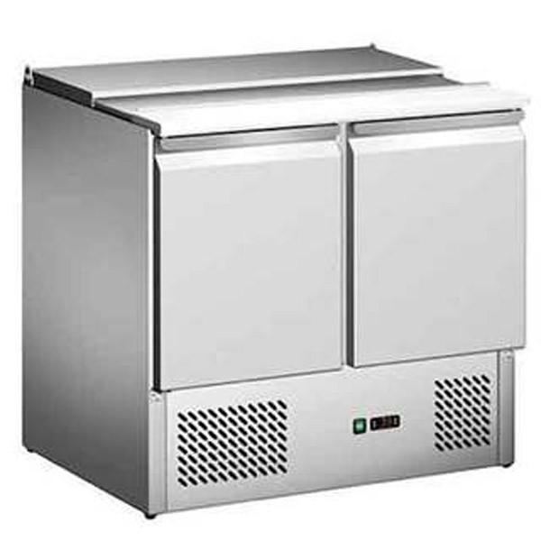 Saladette réfrigérée à capot télescopique - 2 portes GN 1/1 | L2g - S900STD_0