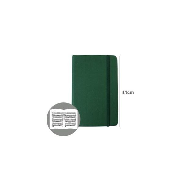 SMARTD Carnet 14x9cm Semi Cuir Vert Emeraude 116Fls (agenda) - 5608011028287_0