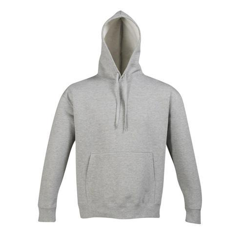 SWEAT PERSONNALISABLE À CAPUCHE SLAM CLUB GRIS CHINÉ