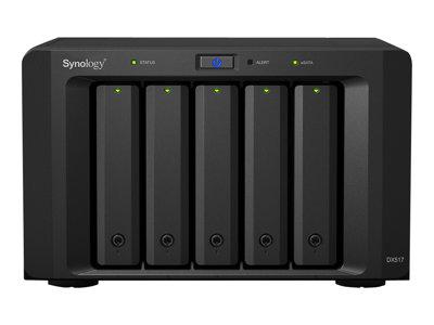 SYNOLOGY DX517 BOÎTIER DE DISQUES 0 TO BUREAU NOIR