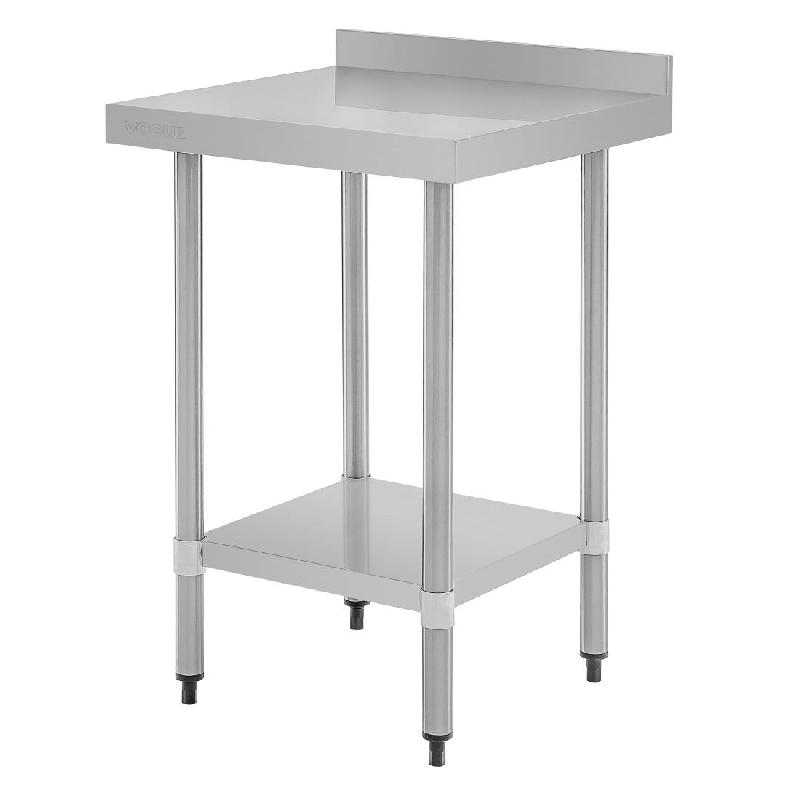 Table de préparation avec rebord en acier inoxydable 600 x 600mm - PT379_0