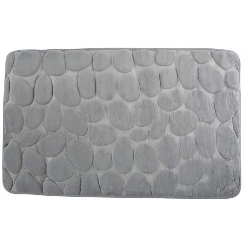 TAPIS DE BAINS - GALETS - MOUSSE GRIS - 40X60CM SPIRELLA