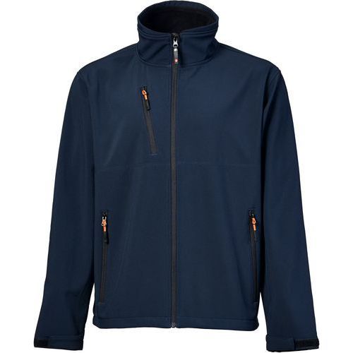 VESTE SOFTSHELL BLEU COUPE VENT DE TAILLE L - SINGER SAFETY