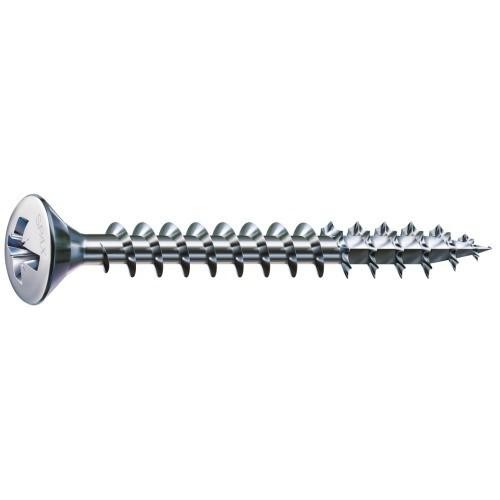 VIS À BOIS - TÊTE FRAISÉE BOMBÉE - PZ - REVÊTEMENT WIROX - 4X30 MM SPAX