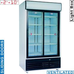 Vitrine réfrigérée à boissons - Double portes coulissantes - 875 litres - Drink-110S/T_0
