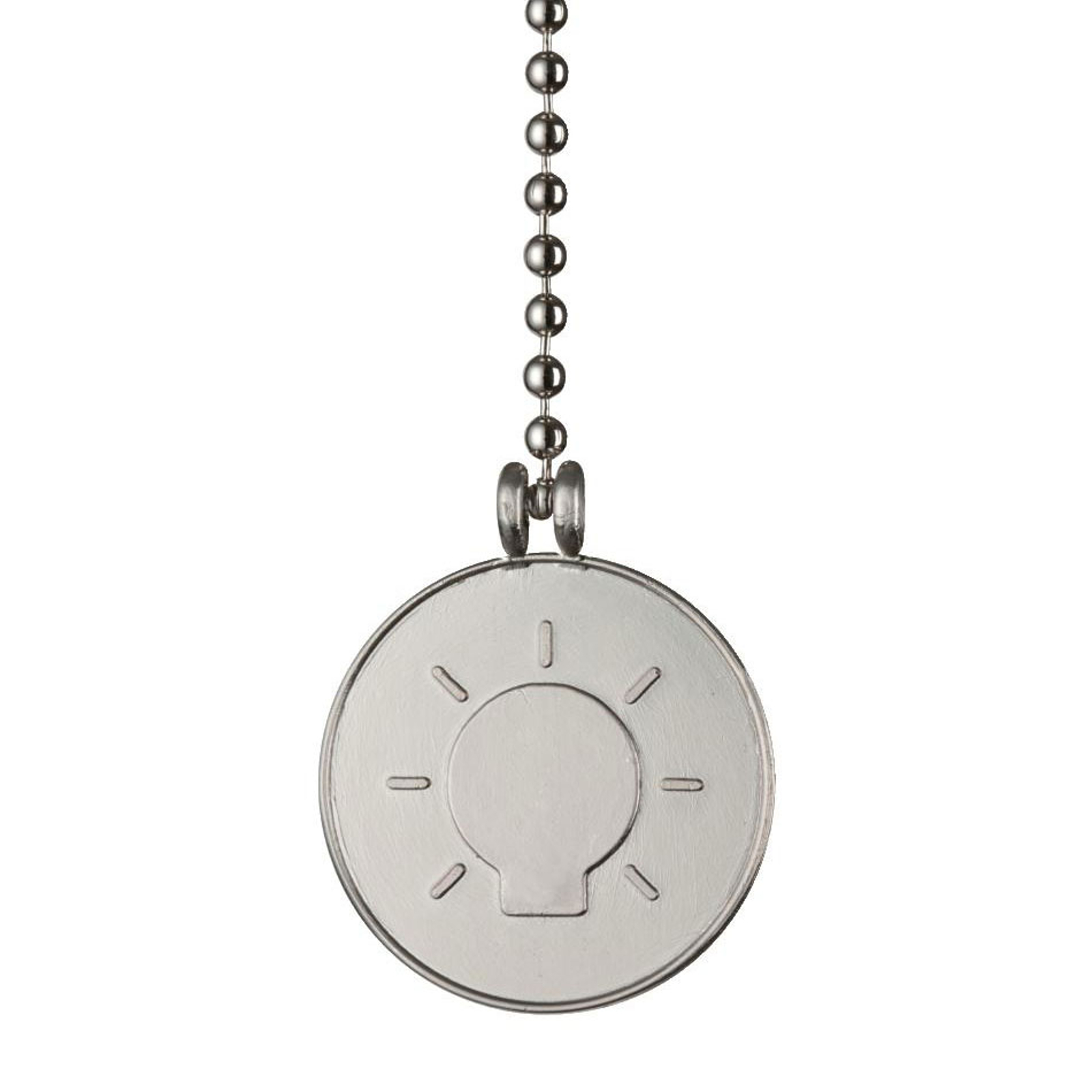 WESTINGHOUSE CHAÎNE À MÉDAILLON AMPOULE, NICKEL