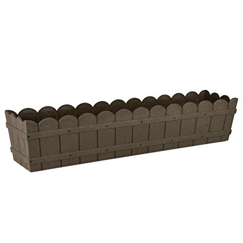 EMSA Jardinière Country brun - imitation bois authentique - 28 x 28 x 18 cm - 515252_0