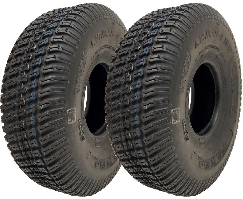 Lot de 2 - 4.10/3.50-4 4ply Wanda P332 Grass pneu TL_0