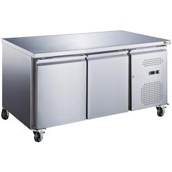 A.C.L - Table réfrigérée 2 portes - 228 L - sans dosseret évaporateur traité - inox MM99171057_0